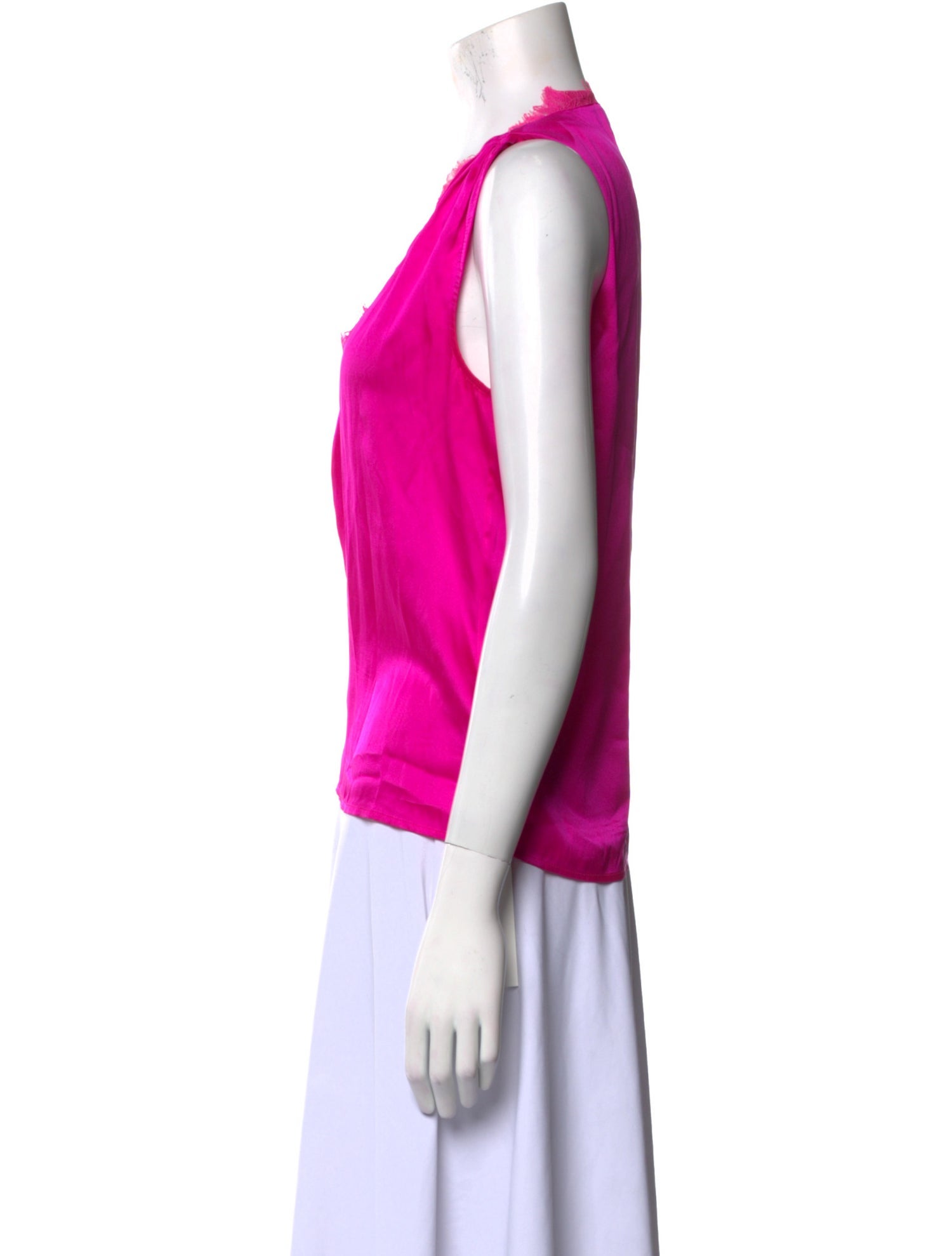 Generation Love Silk V-Neck Top