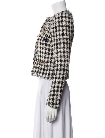 Generation Love Tweed Tweed Pattern Evening Jacket