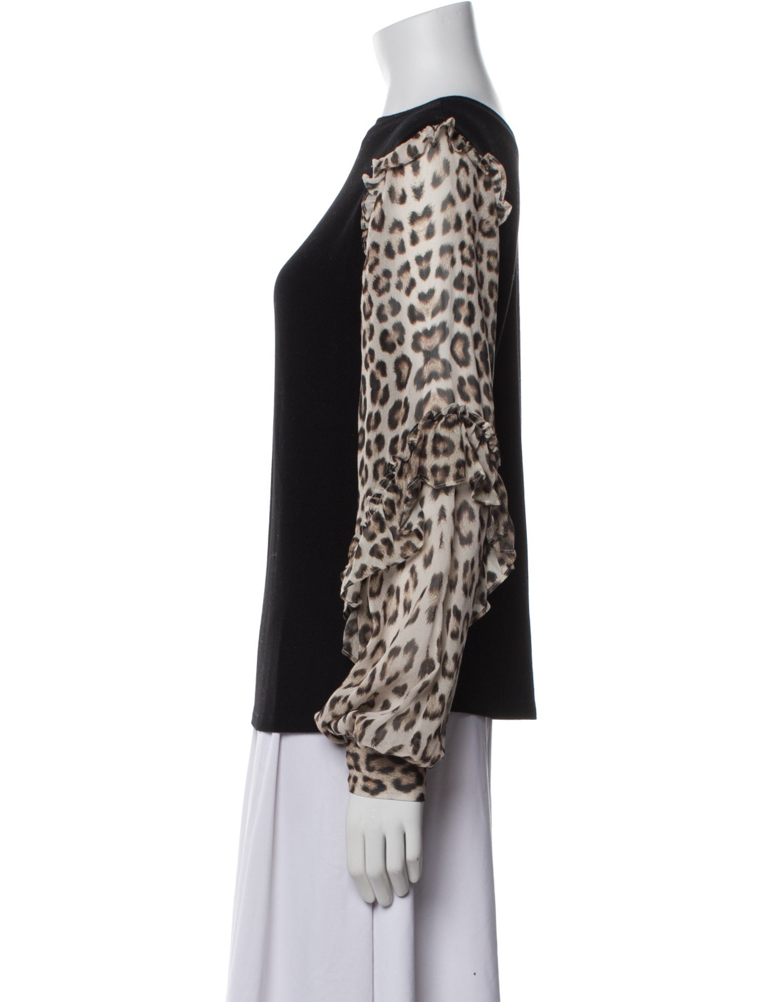 Generation Love Silk Animal Print Blouse