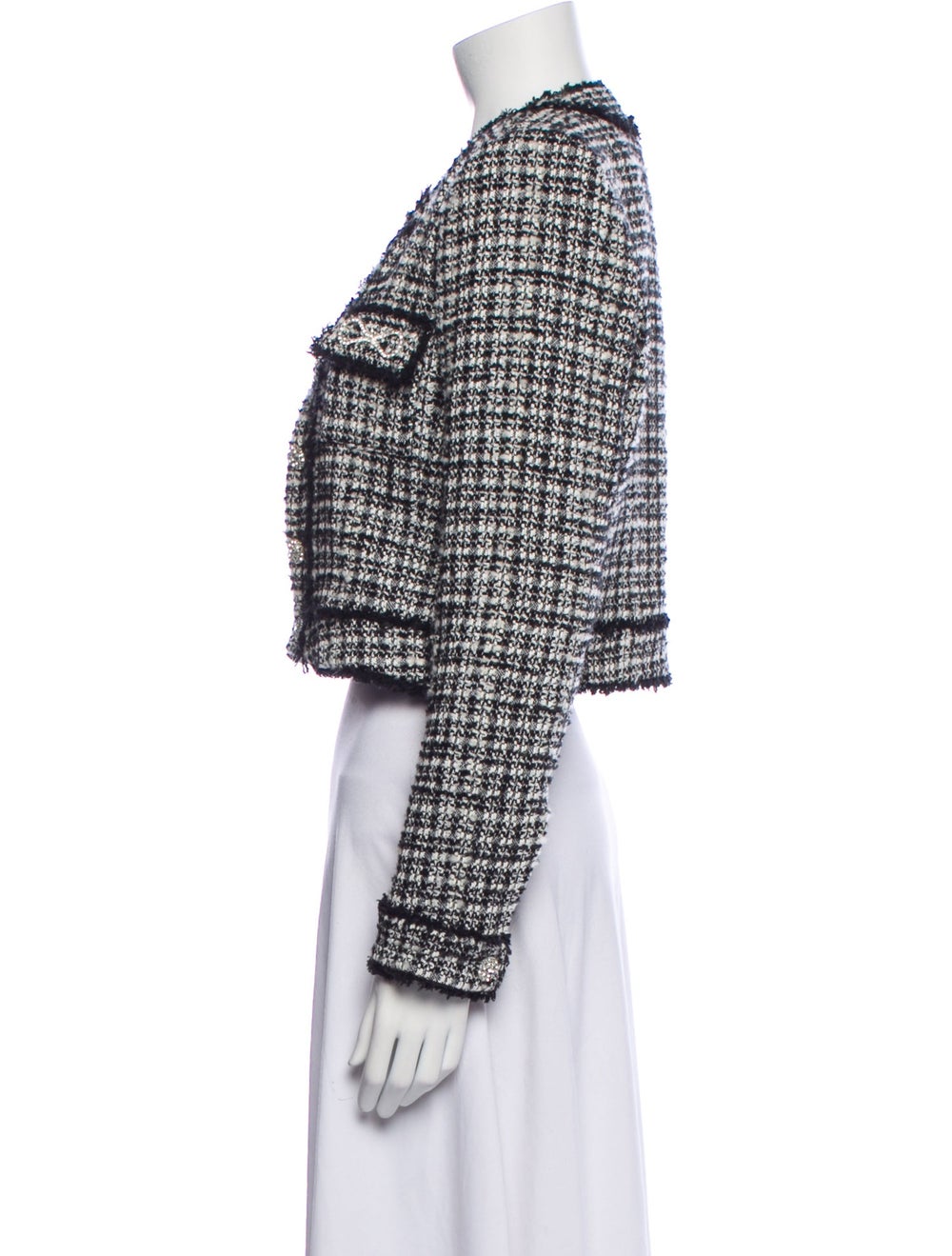 Generation Love Jacket Black Tweed Pattern Raw-Ed… - image 2