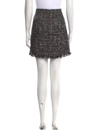 Generation Love Tweed Pattern Mini Skirt