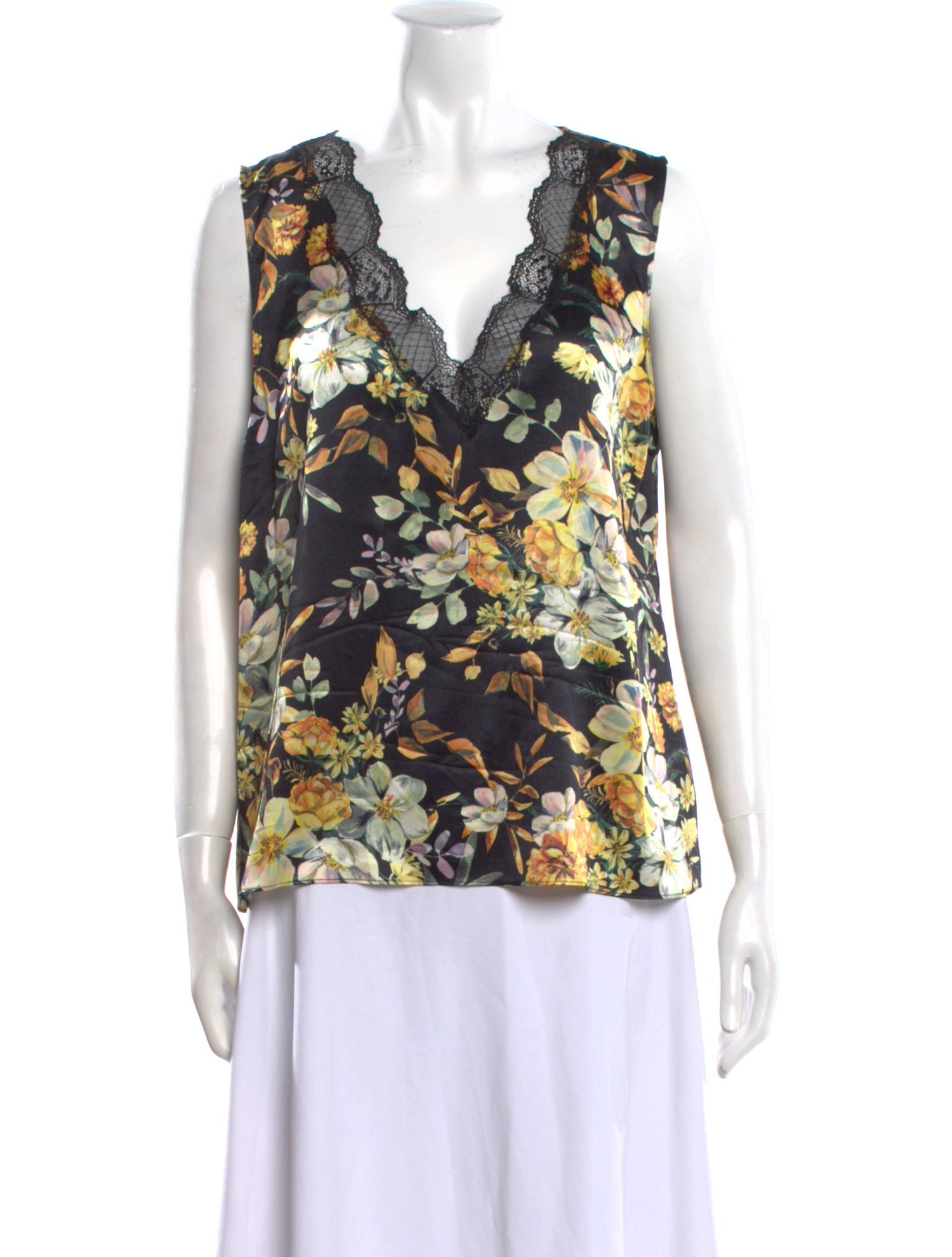 Generation Love Silk Floral Print Blouse