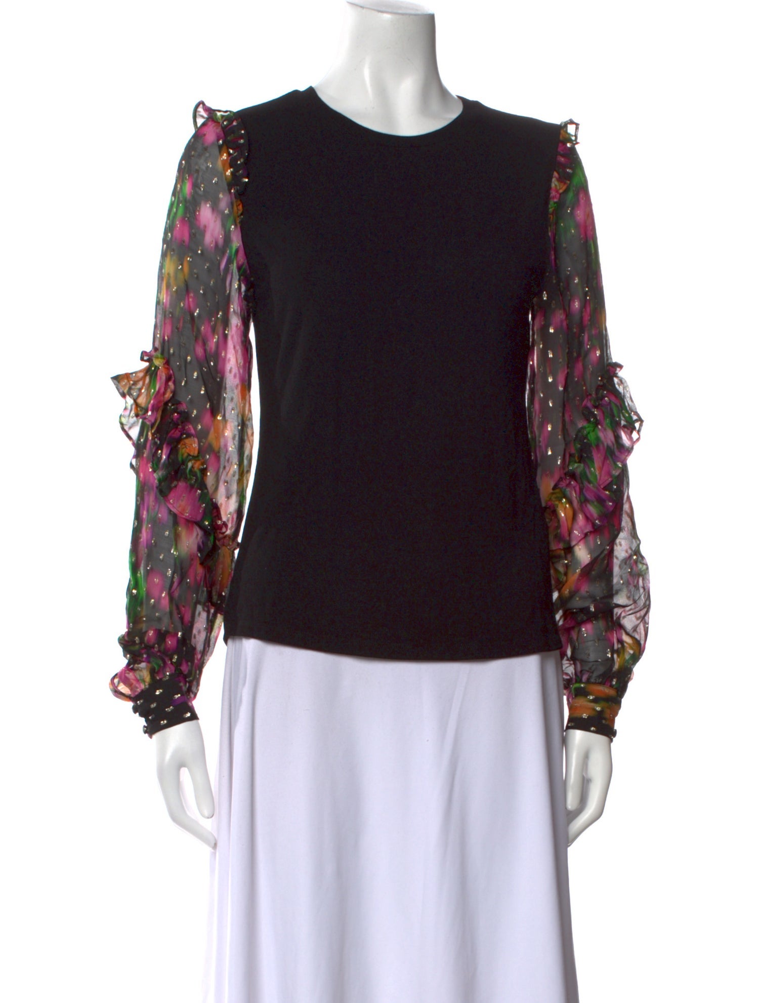 Generation Love Silk Floral Print Blouse