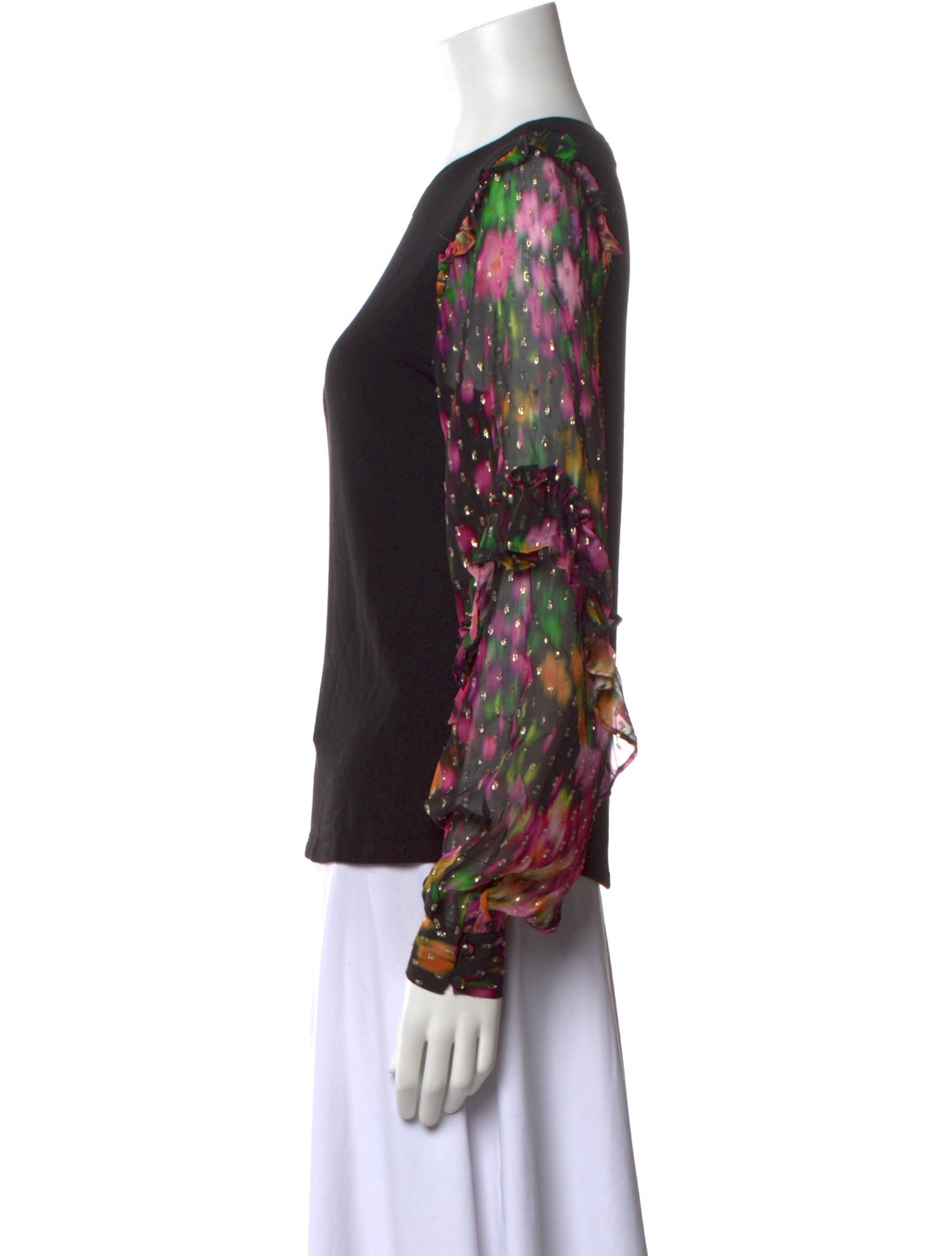 Generation Love Silk Floral Print Blouse