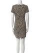 Generation Love Animal Print Mini Dress