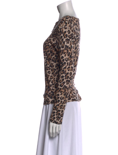 Generation Love Linen Animal Print Blouse
