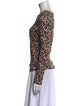 Generation Love Linen Animal Print Blouse