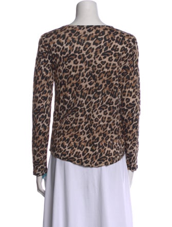 Generation Love Linen Animal Print Blouse