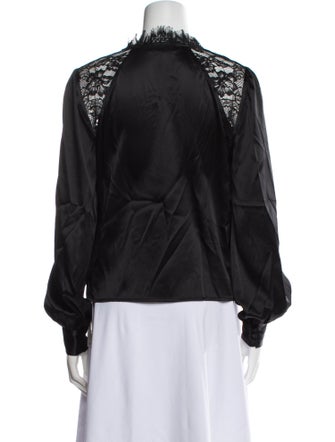 Generation Love Silk V-Neck Blouse