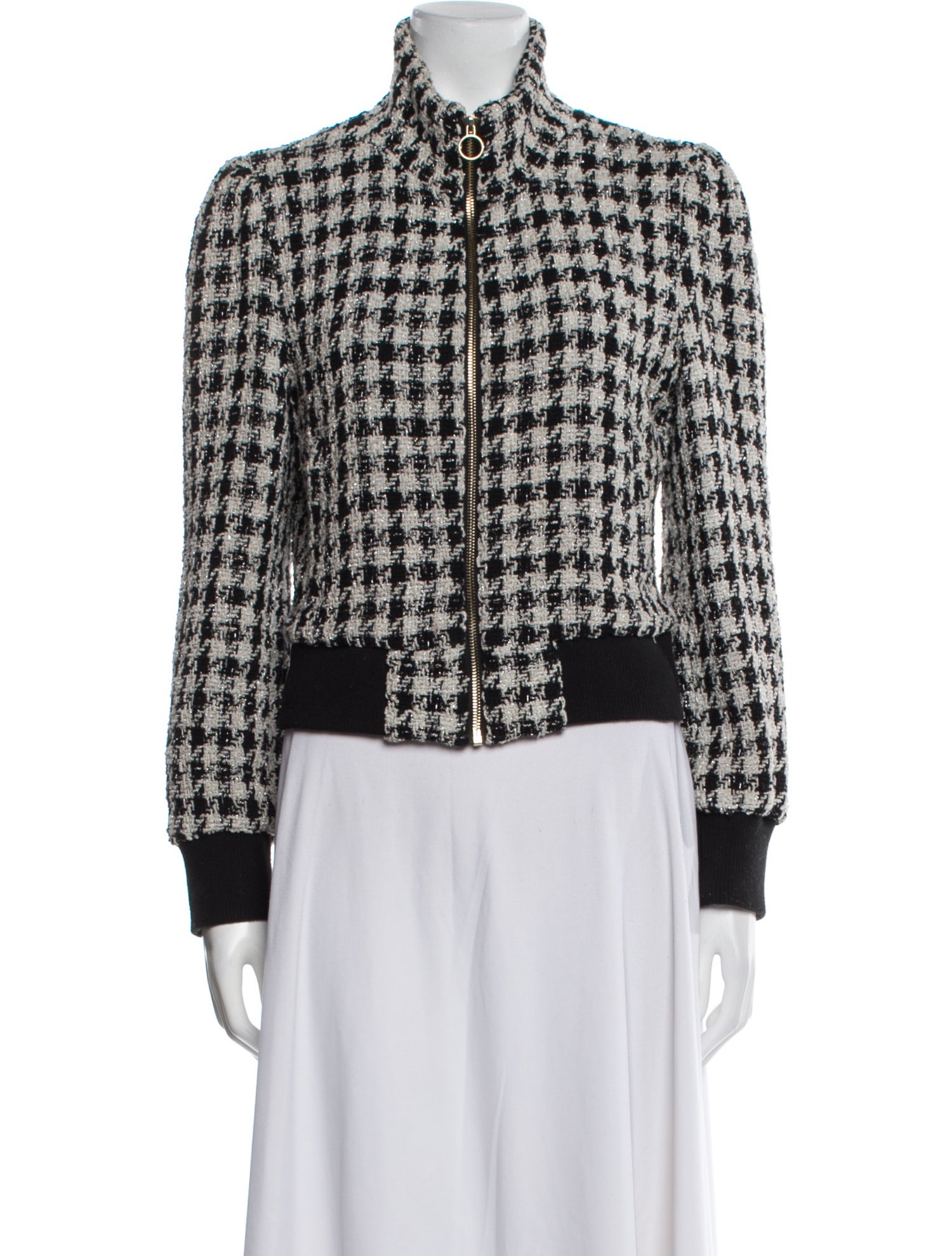 Generation Love Houndstooth Print Evening Jacket