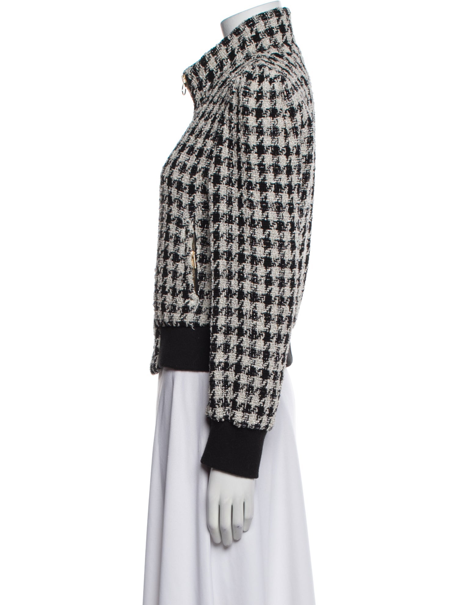 Generation Love Houndstooth Print Evening Jacket