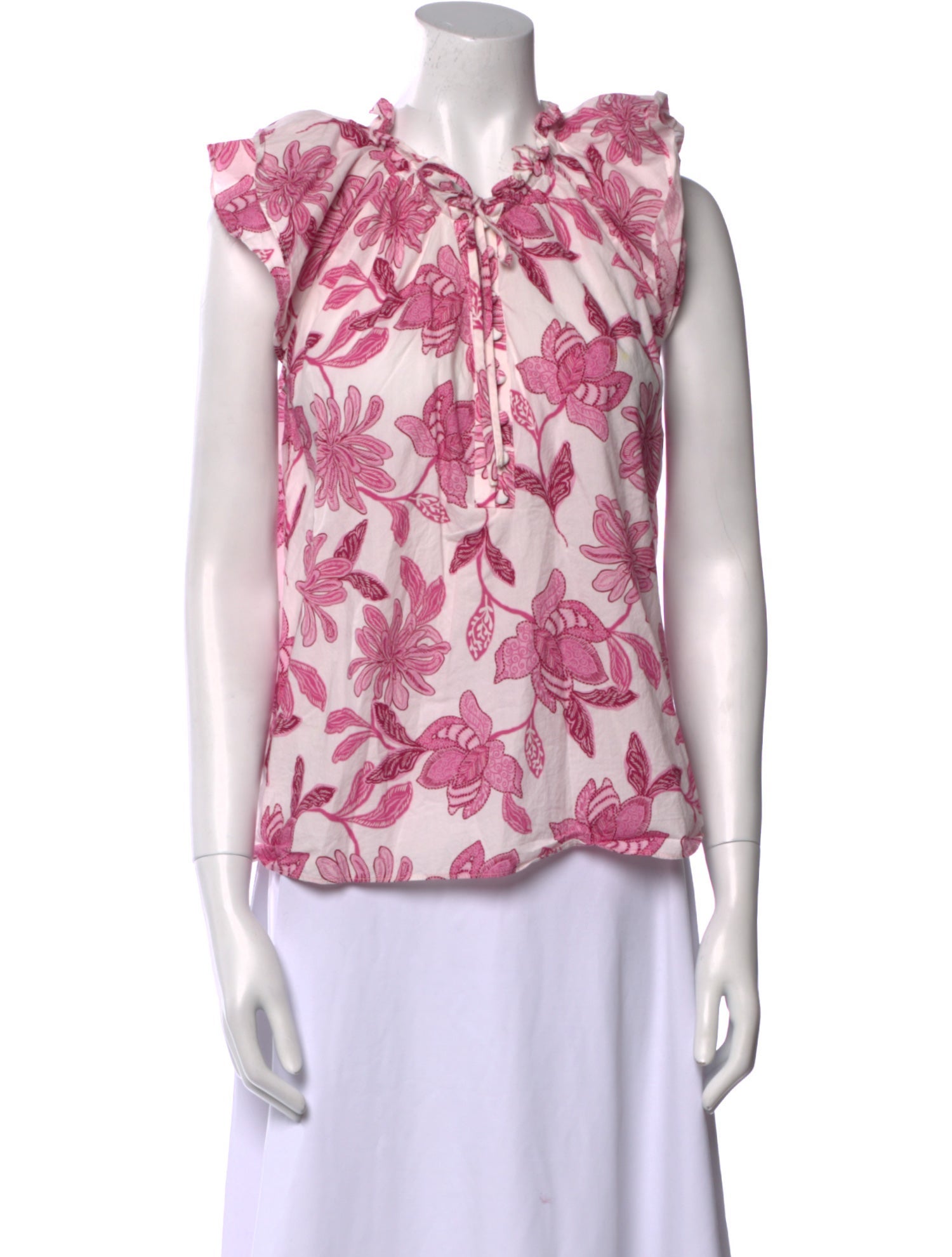 Generation Love Floral Print V-Neck Blouse