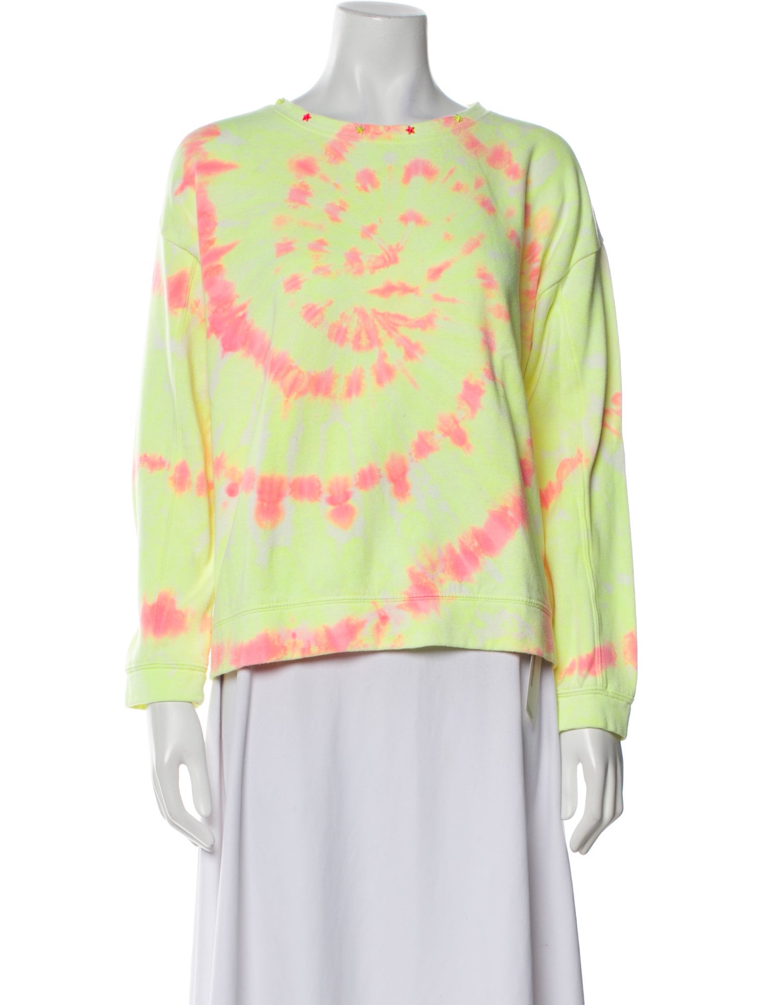 Generation Love Tie-Dye Print Crew Neck Sweater
