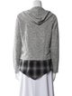 Generation Love Plaid Print V-Neck Sweatshirt