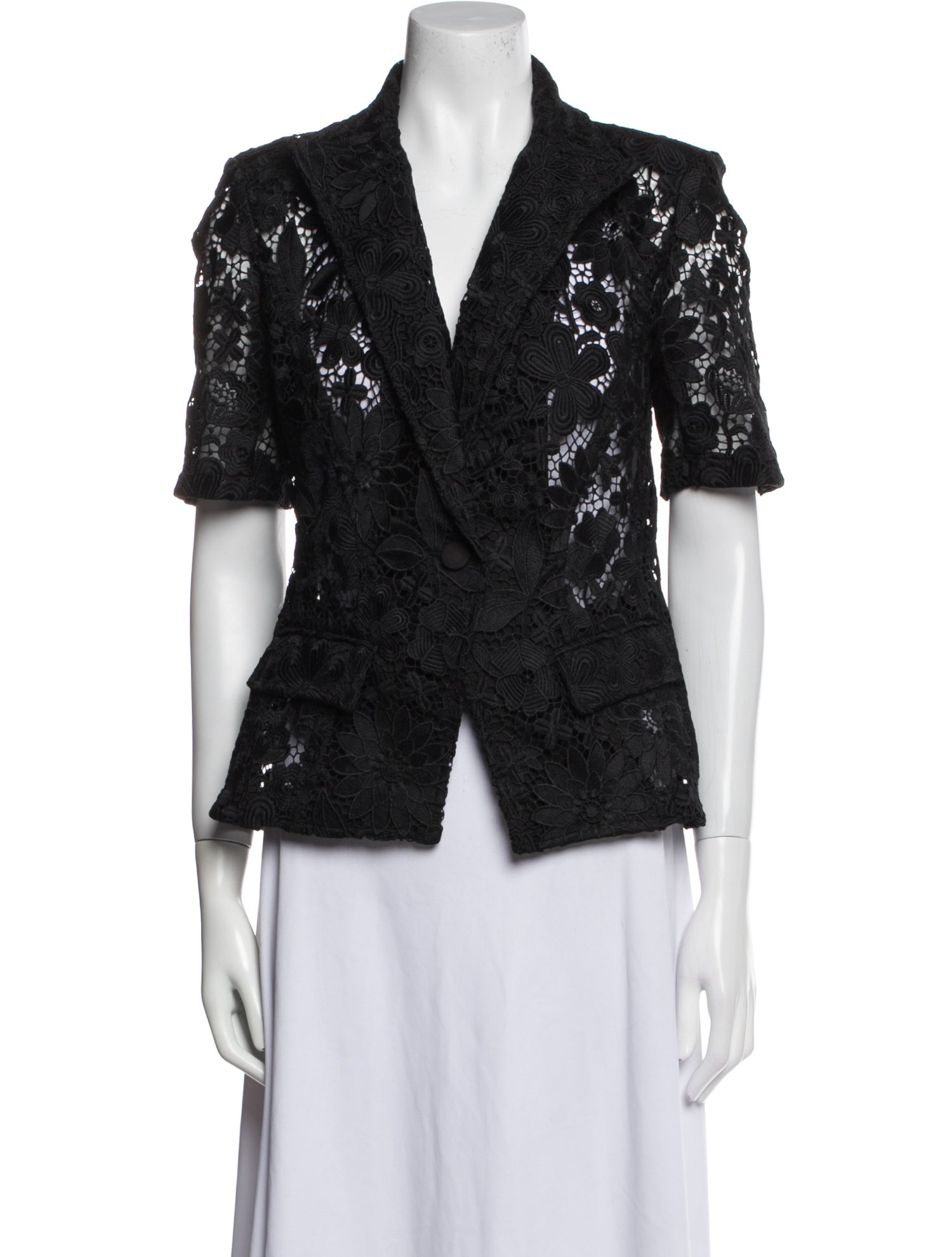 Generation Love Lace Pattern Evening Jacket