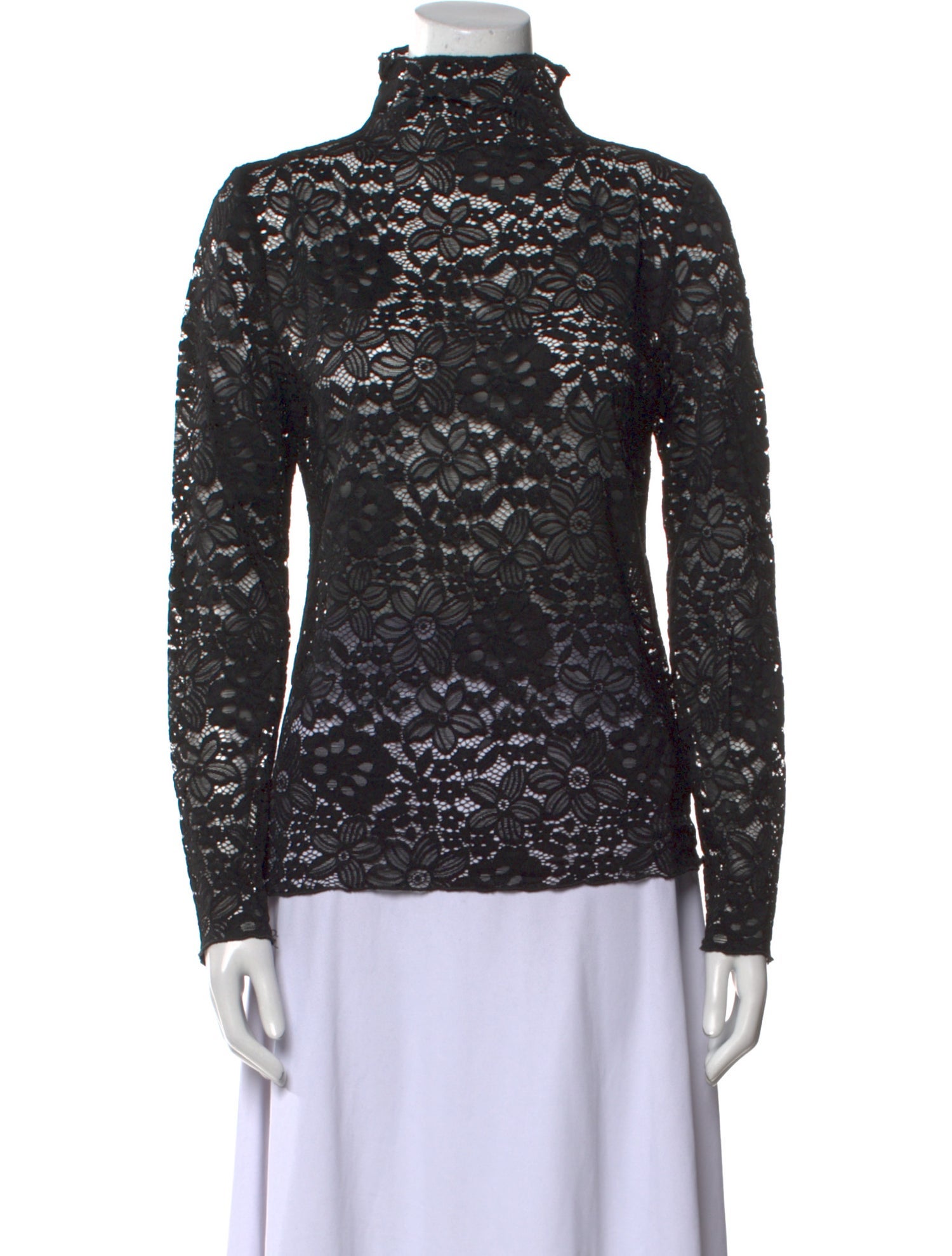 Generation Love Nylon Lace Pattern Sweatshirt