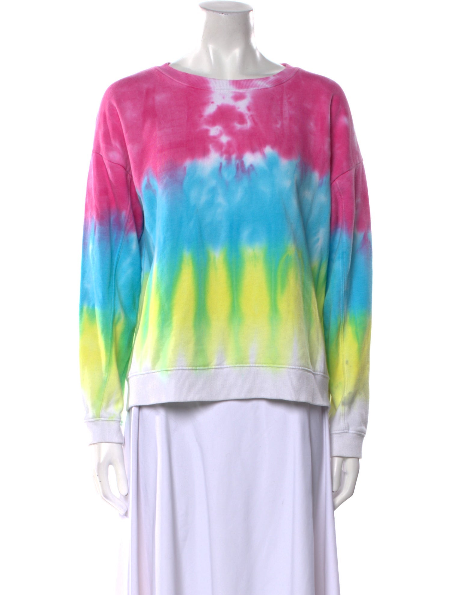 Generation Love Tie-Dye Print Crew Neck Sweater