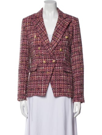 Generation Love Tweed Pattern Blazer