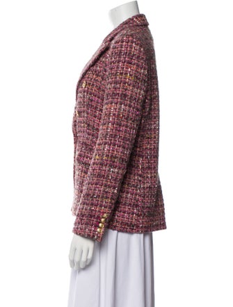 Generation Love Tweed Pattern Blazer