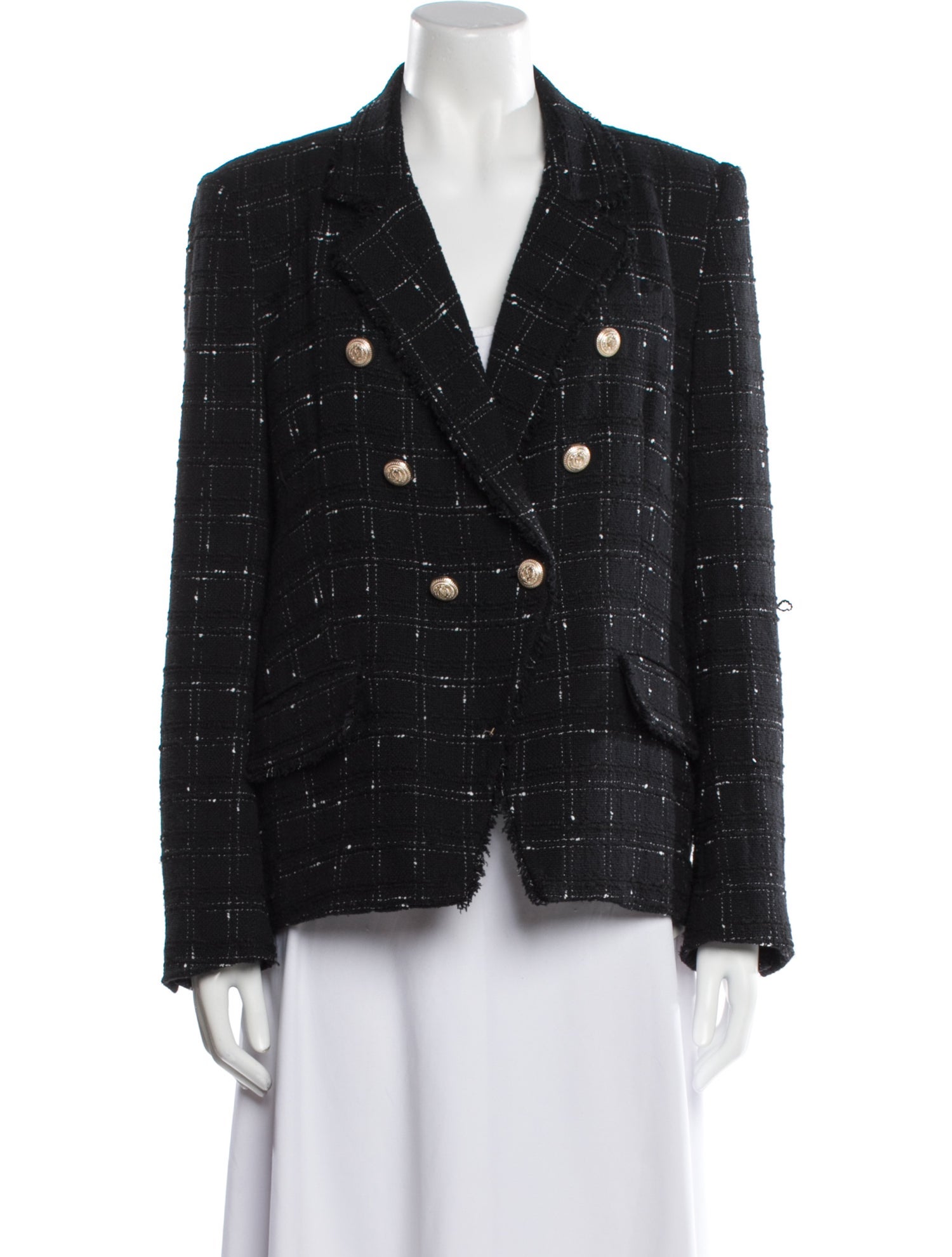 Generation Love Plaid Print Blazer