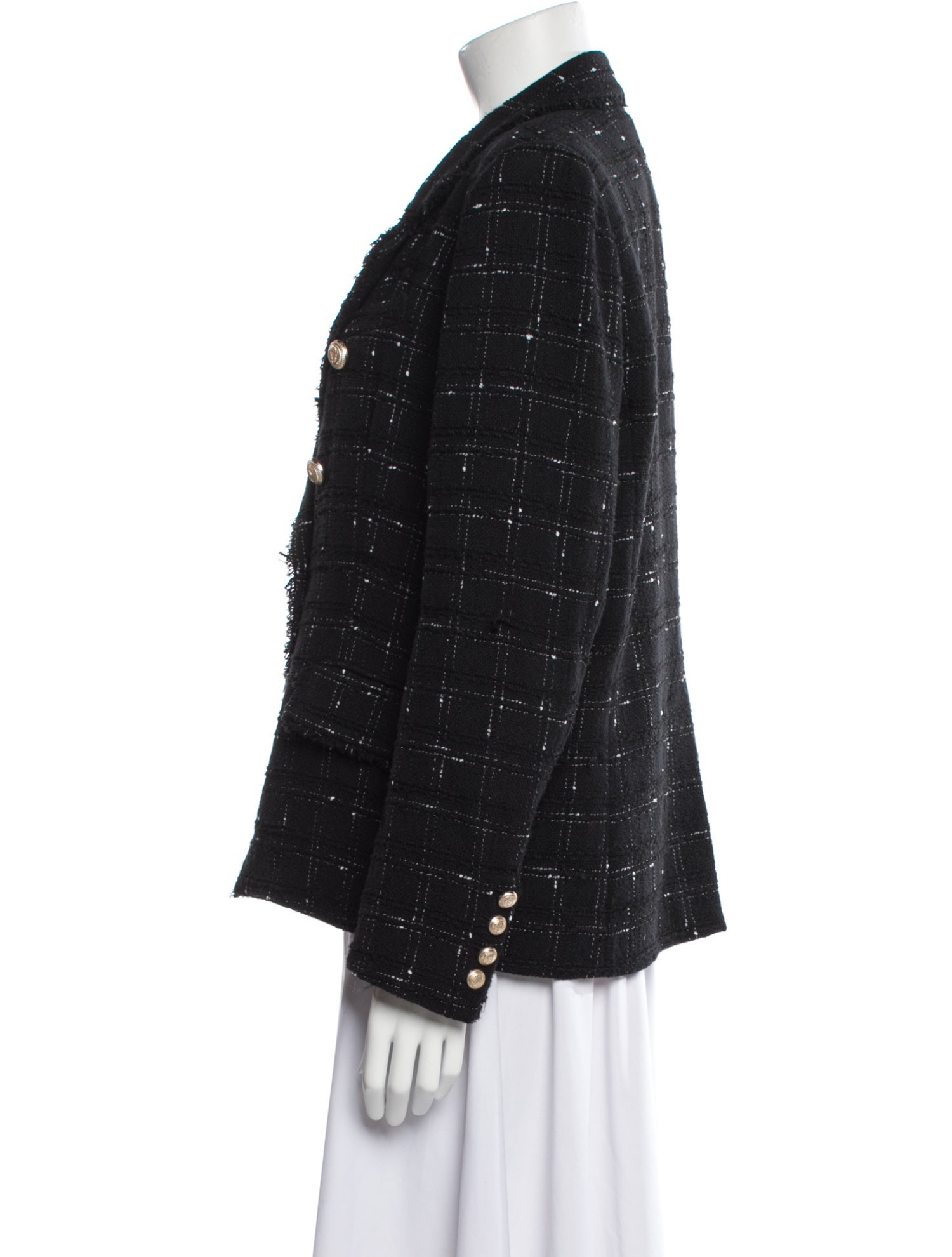 Generation Love Plaid Print Blazer