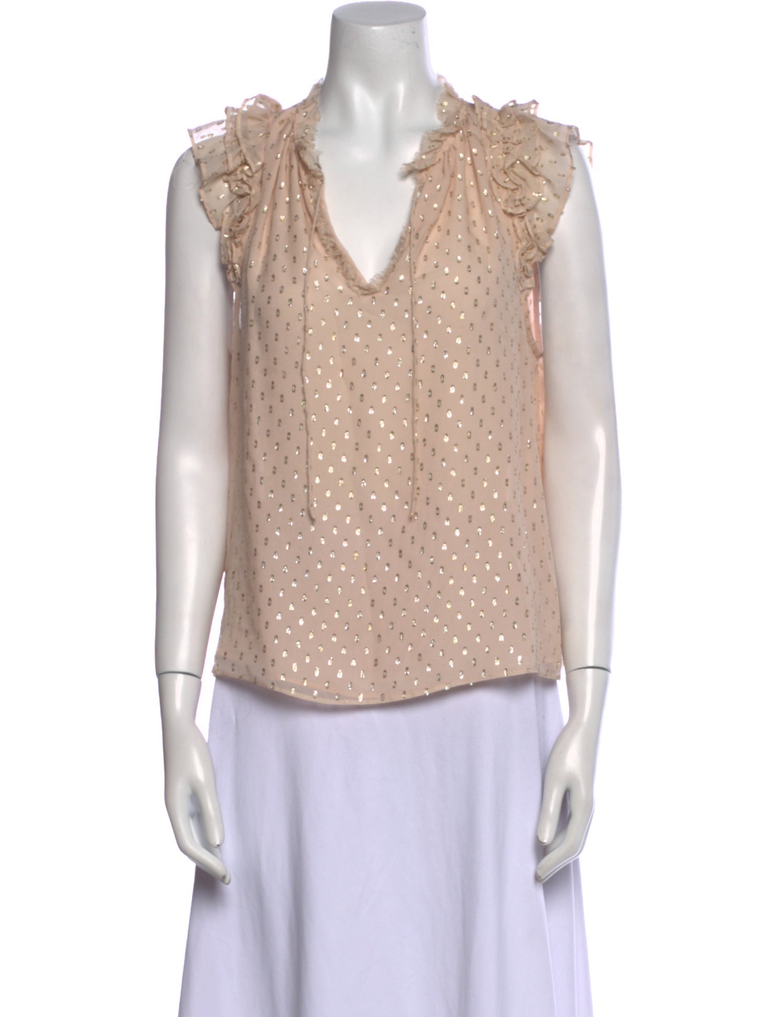 Generation Love Silk Cowl Neck Blouse