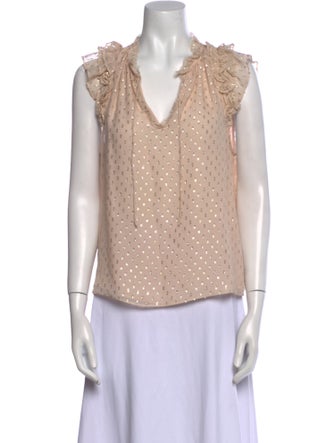 Generation Love Silk Cowl Neck Blouse