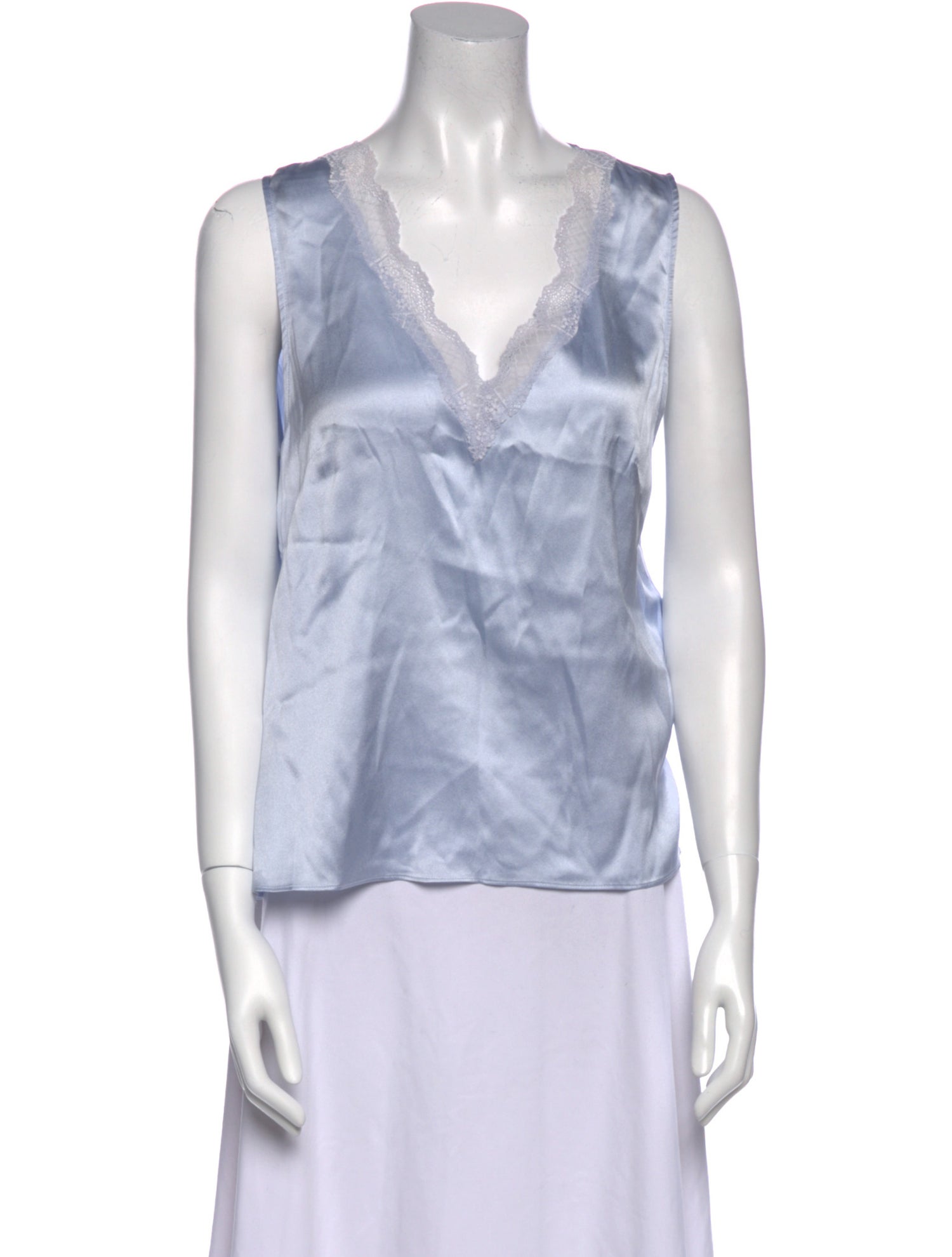 Generation Love Silk V-Neck Blouse