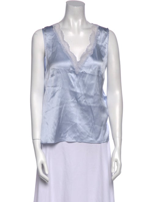 Generation Love Silk V-Neck Blouse