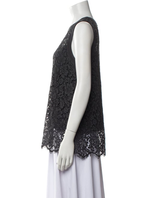 Generation Love Lace Pattern Crew Neck Top