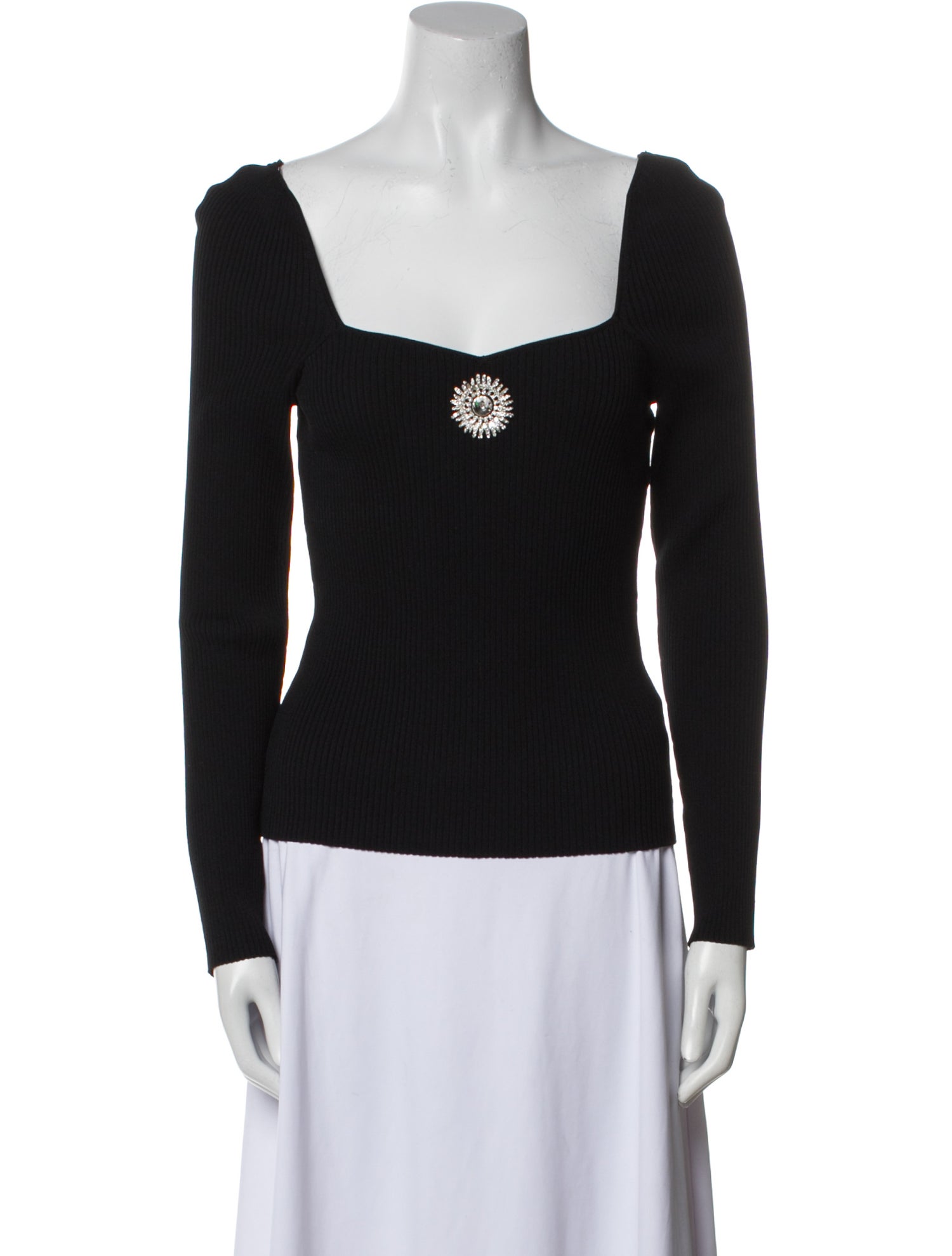 Generation Love Square Neckline Long Sleeve Top