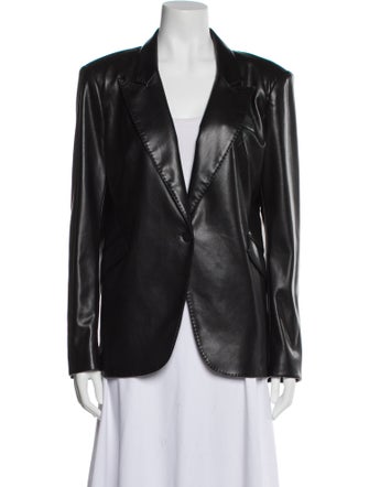 Generation Love Faux Leather Blazer
