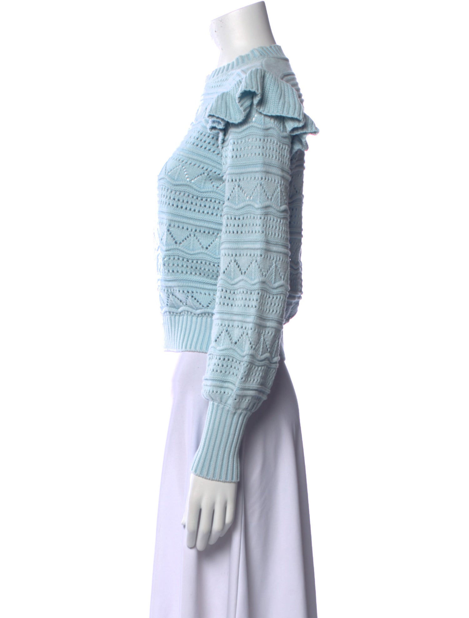 Generation Love Printed Mock Neck Sweater