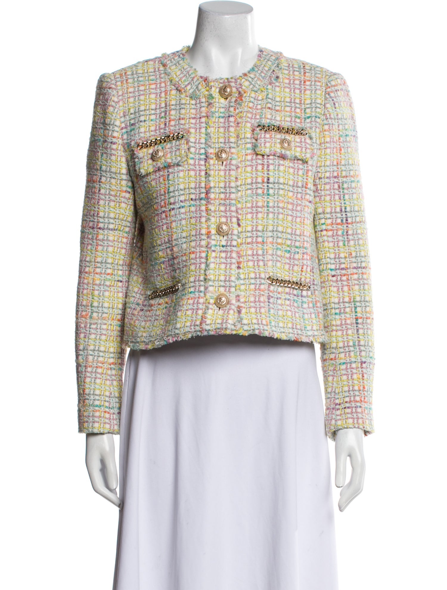 Generation Love Tweed Pattern Jacket