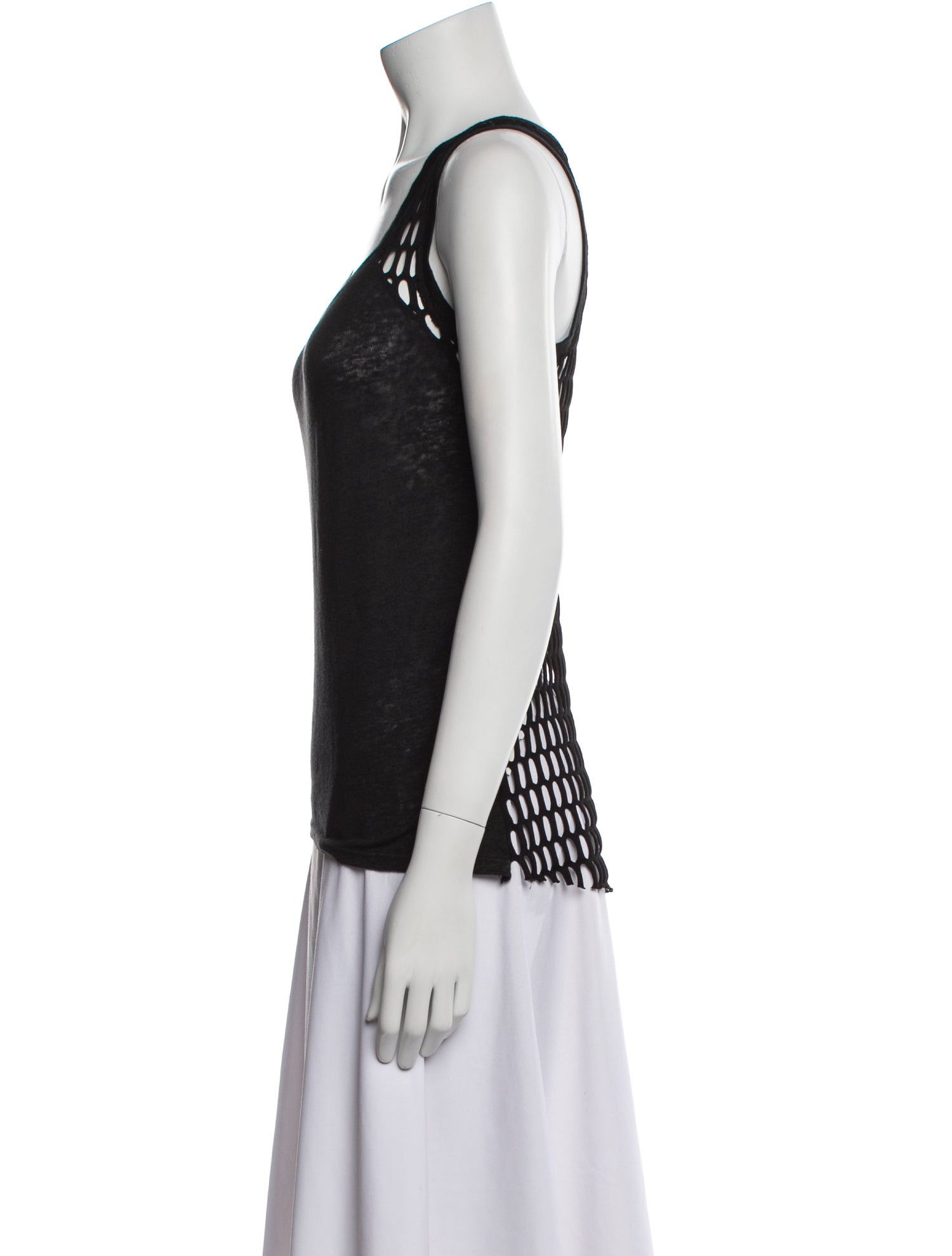 Generation Love Linen Scoop Neck Top