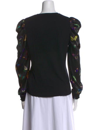 Generation Love Silk Floral Print Sweatshirt