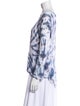 Generation Love Tie-Dye Print Bateau Neckline Blouse