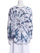 Generation Love Tie-Dye Print Bateau Neckline Blouse