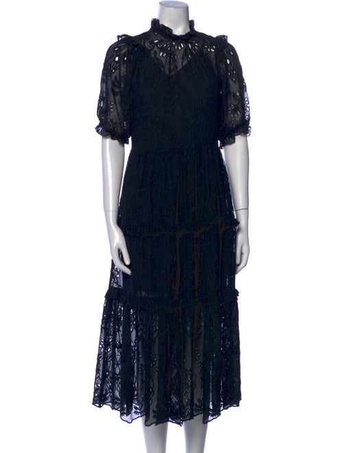 Generation Love Lace Pattern Midi Length Dress