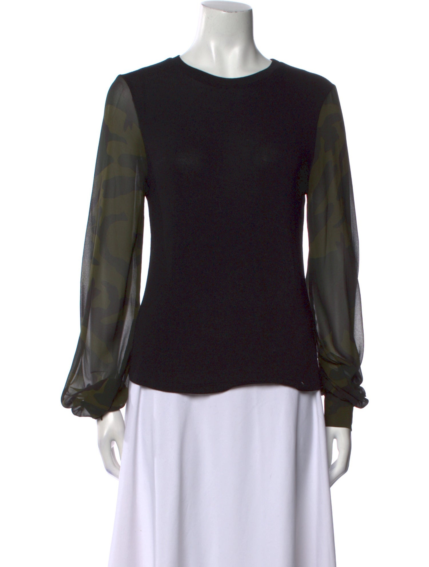 Generation Love Printed Crew Neck Blouse