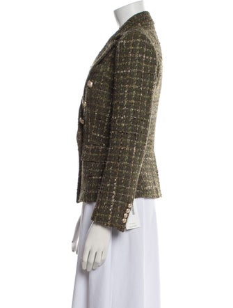 Generation Love Tweed Pattern Blazer