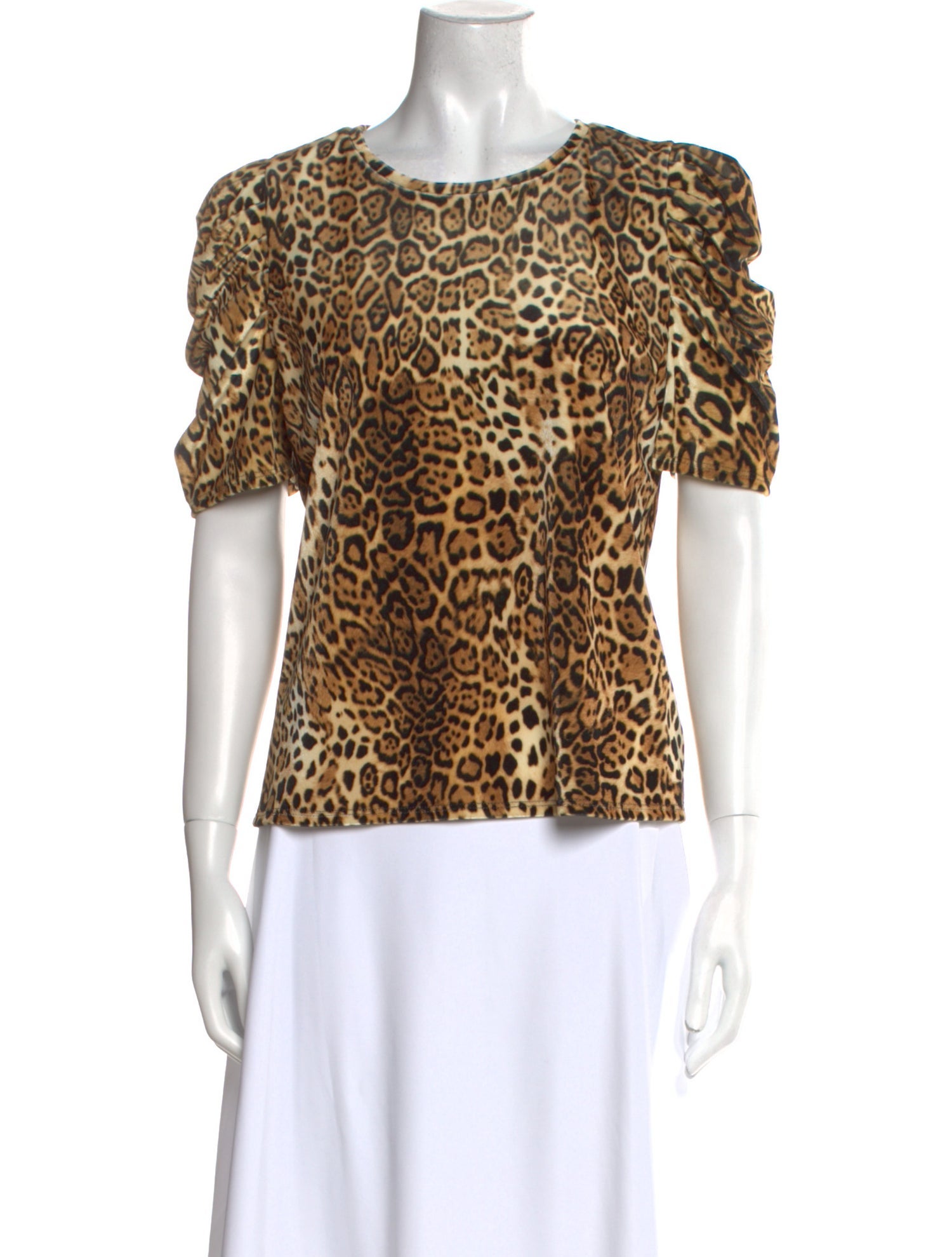 Generation Love Animal Print Crew Neck Top