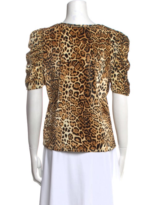 Generation Love Animal Print Crew Neck Top