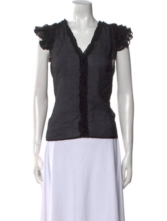 Generation Love V-Neck Short Sleeve Blouse