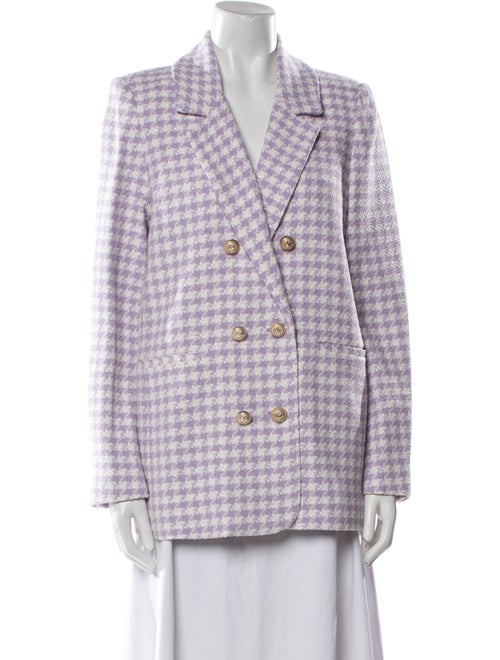 Generation Love Plaid Print Blazer