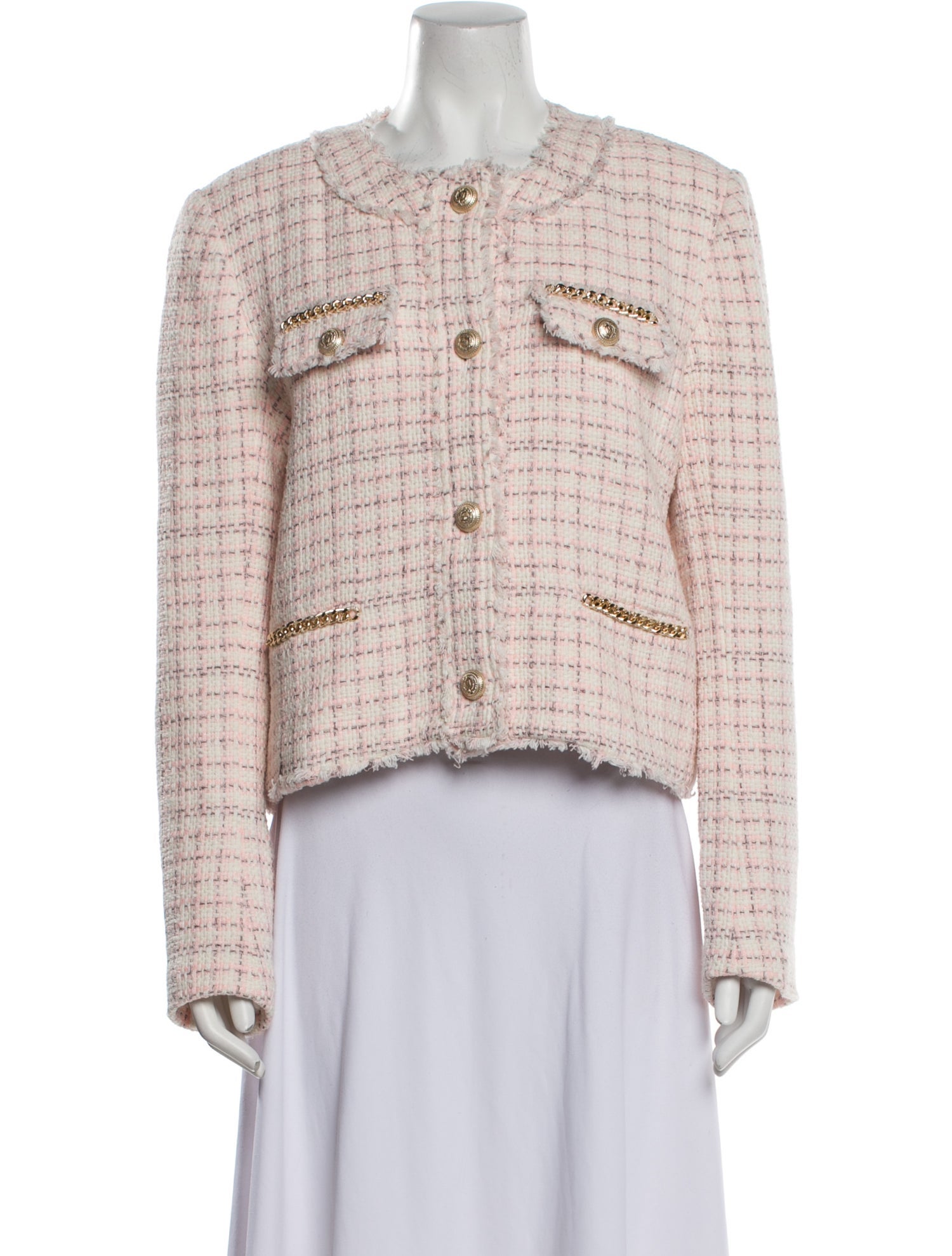 Generation Love Tweed Pattern Evening Jacket