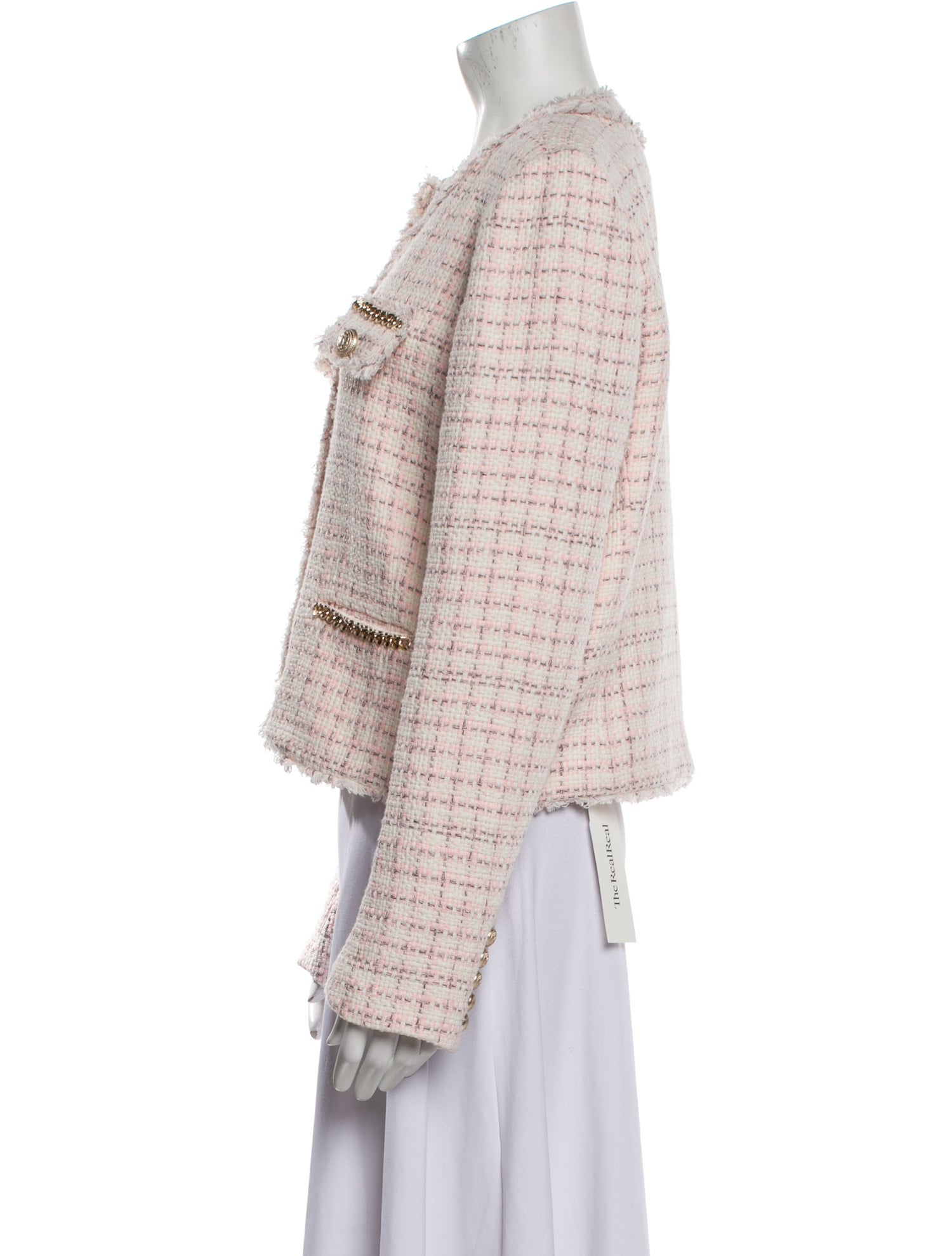 Generation Love Tweed Pattern Evening Jacket