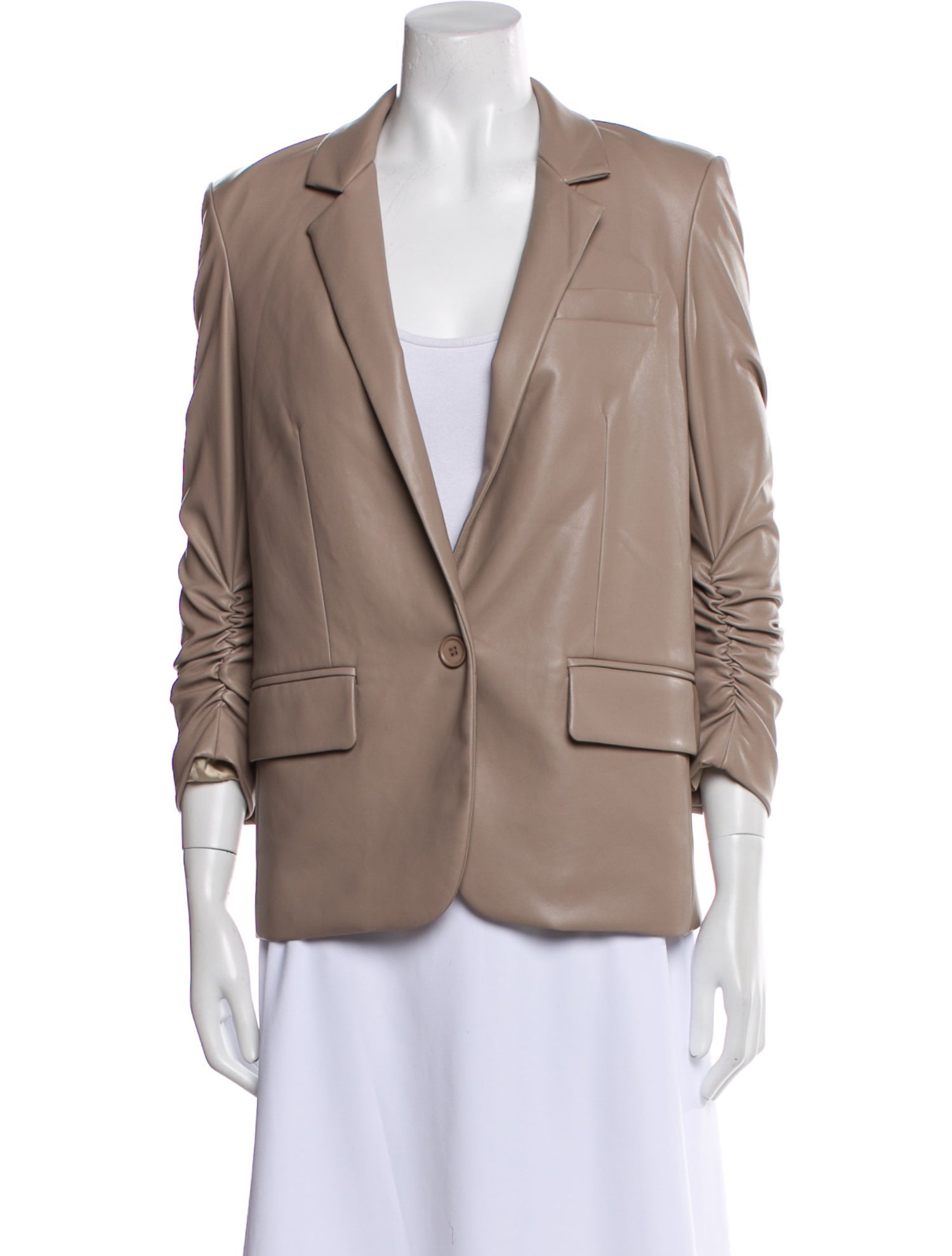 Generation Love Faux Leather Blazer