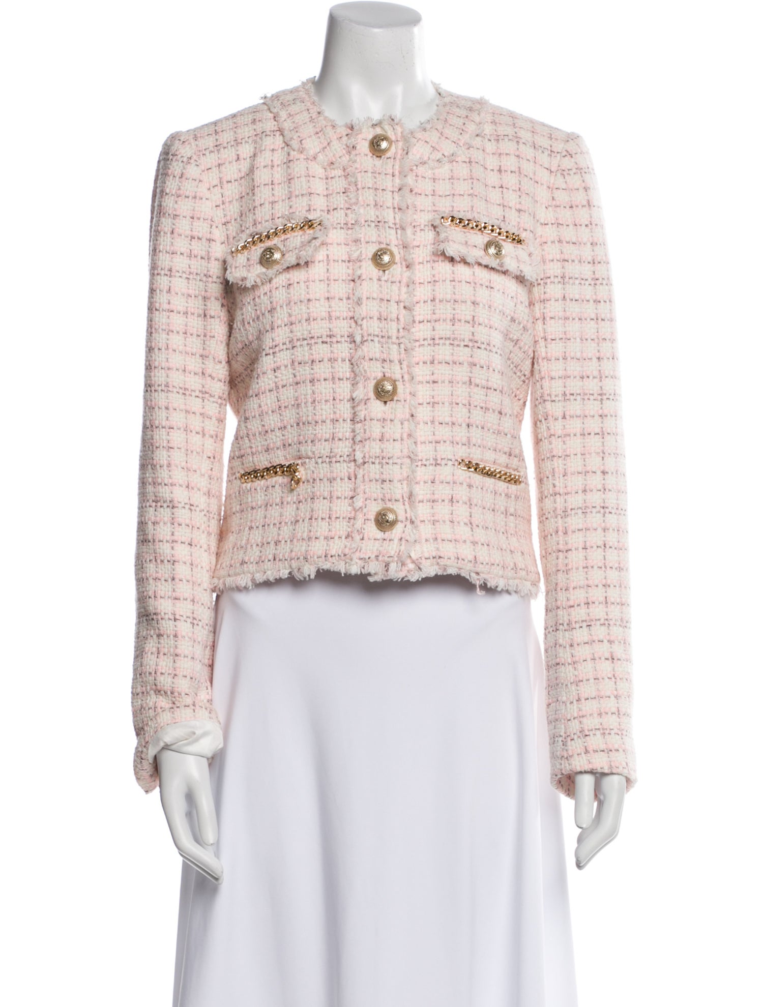 Generation Love Tweed Pattern Evening Jacket