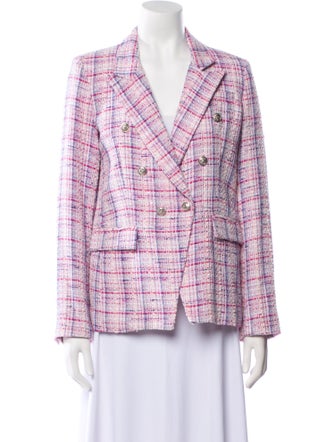 Generation Love Plaid Print Blazer
